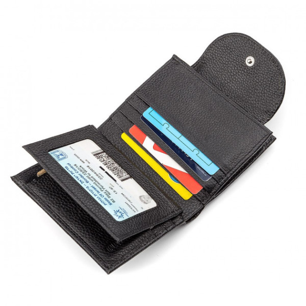 Гаманець зі шкіри ST Leather (ST410) 98464 Чорний