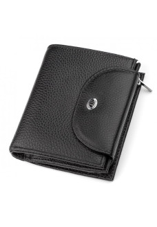 Кошелек из кожи ST Leather (ST410) 98464 Черный