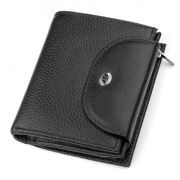 Гаманець зі шкіри ST Leather (ST410) 98464 Чорний