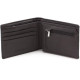Чоловічий гаманець з натуралной шкіри ST Leather (ST-4) 98452 Чорний