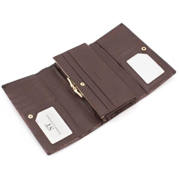 Женский кошелек кожаный ST Leather (S8001A) 98275 Коричневый