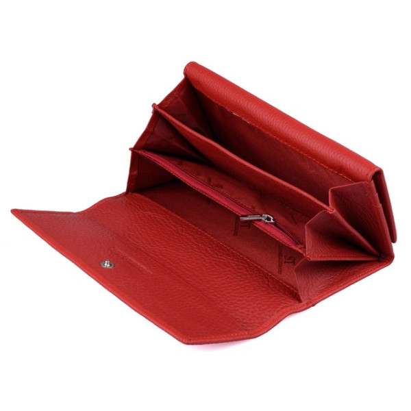 Женский кожаный кошелек ST Leather (ST9-103) 98568 Красный