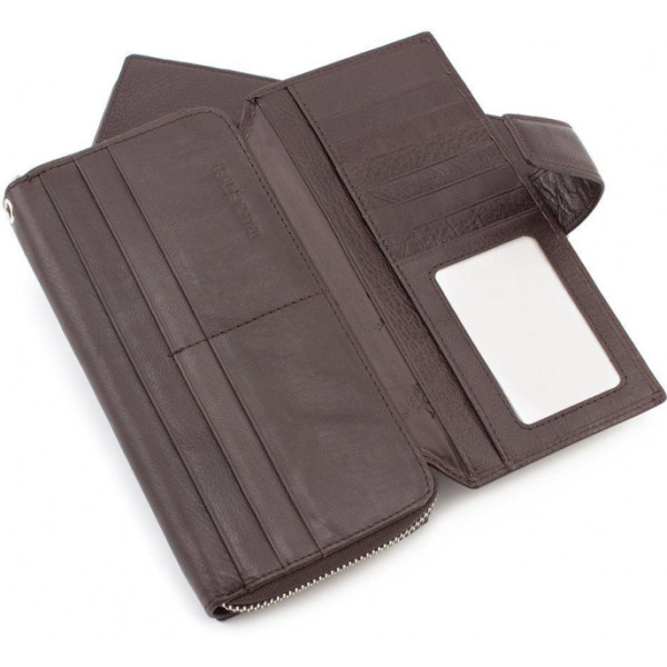 Мужской кожаный кошелек ST Leather (ST128) 98328 Коричневый