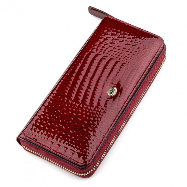 Гаманець жіночий з натуральної шкіри ST Leather (S7001A) 98267 Бордовий