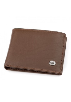 Кошелек мужской кожаный ST Leather (ST-1) 98296 Коричневый