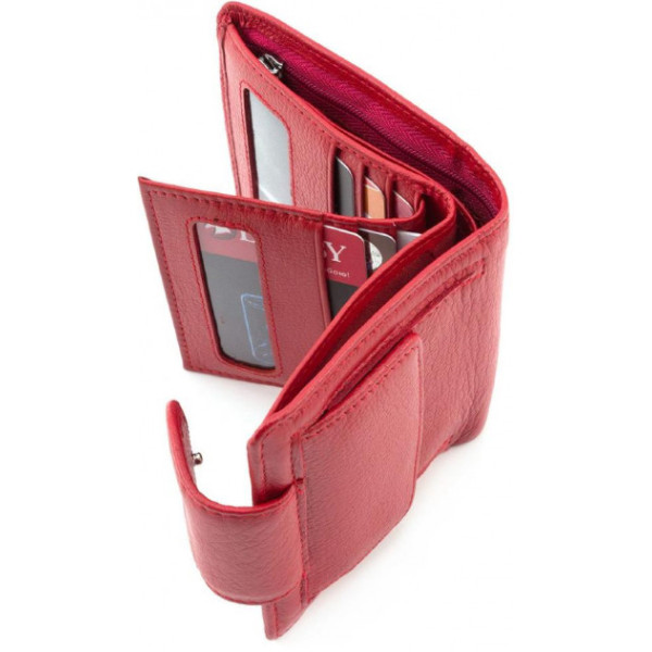 Женский кошелек из натуральной кожи ST Leather (ST415) 98484 Красный