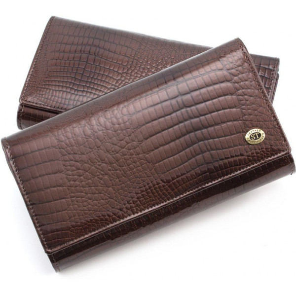 Женский кожаный кошелек ST Leather (S9001A) 98281 Коричневый