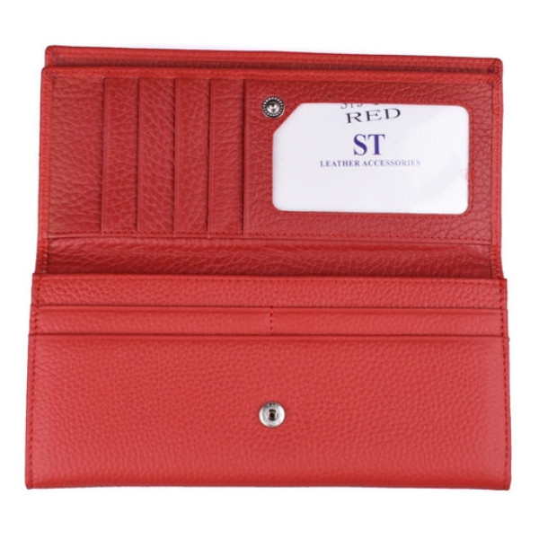 Женский кожаный кошелек ST Leather (ST9-103) 98568 Красный
