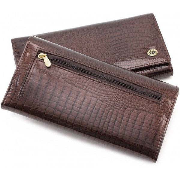 Женский кошелек кожаный ST Leather (S2001A) 98228 Коричневый