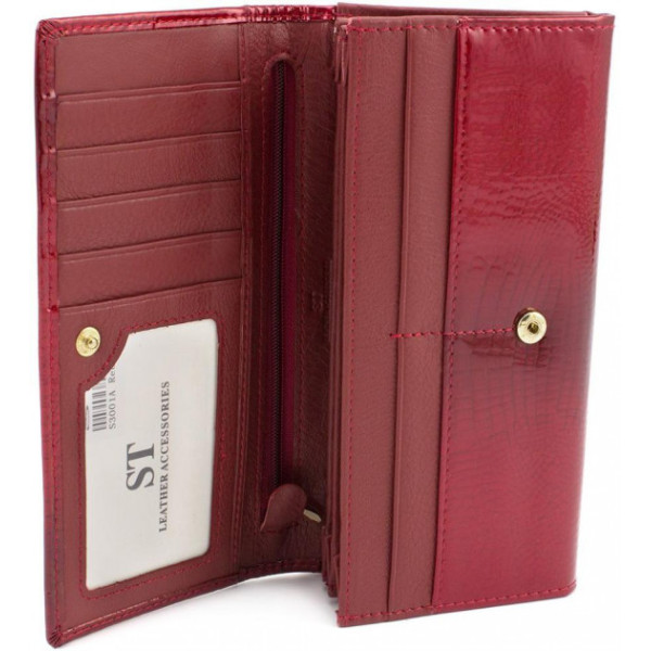 Жіночий гаманець шкіряний ST Leather (S3001A) 98232 Червоний