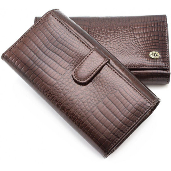 Женский кожаный кошелек ST Leather (S9001A) 98281 Коричневый