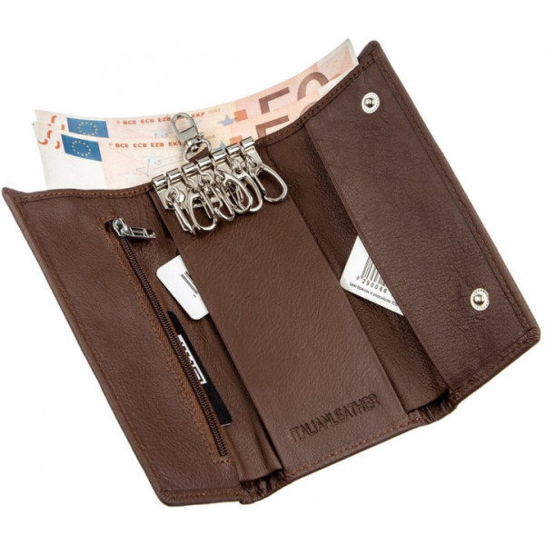 Кошелек- ключница кожаная ST Leather (b416) 98172 Коричневый