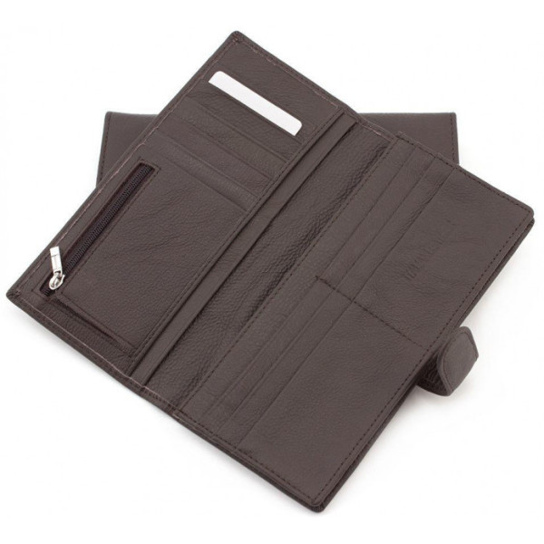 Мужской кожаный кошелек ST Leather (ST147) 98347 Коричневый