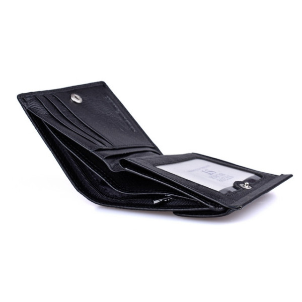 Кожаный кошелек ST Leather (ST209) 98414 Черный