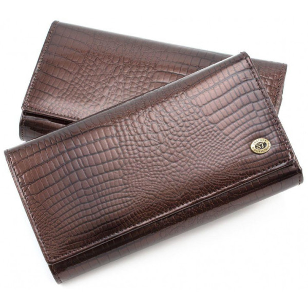Женский кошелек кожаный ST Leather (S8001A) 98275 Коричневый