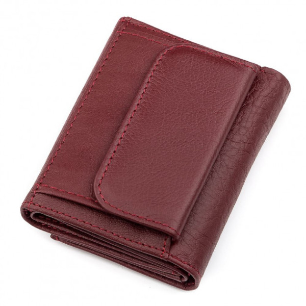 Кошелек из натуральной кожи ST Leather (ST440) 98519 Бордовый