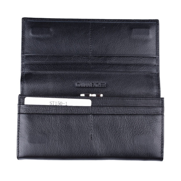Женский кожаный кошелек ST Leather (ST150-1) 98368 Черный