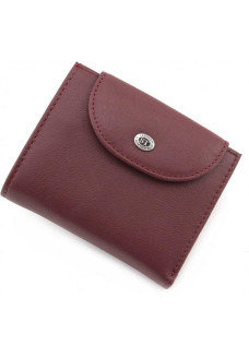 Женский кожаный кошелек ST Leather (ST410) 98479 Бордовый