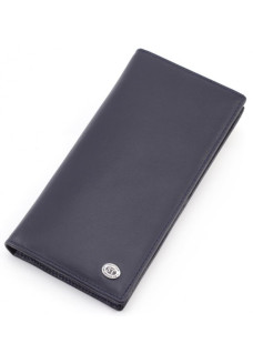 Мужской кошелек из натуралной кожи ST Leather (ST152) 98375 Синий