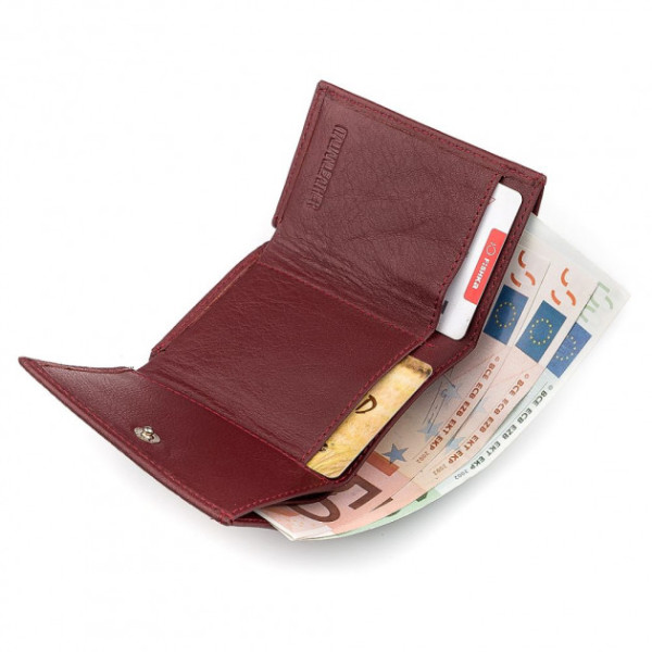 Кошелек из натуральной кожи ST Leather (ST440) 98519 Бордовый