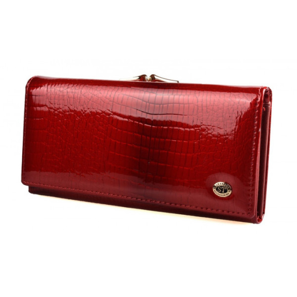 Женский кожаный кошелек ST Leather (S3001A) 98233 Красный
