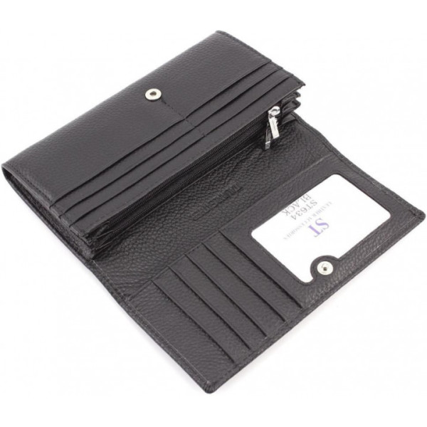 Женский кожаный кошелек ST Leather (ST634) 98561 Черный