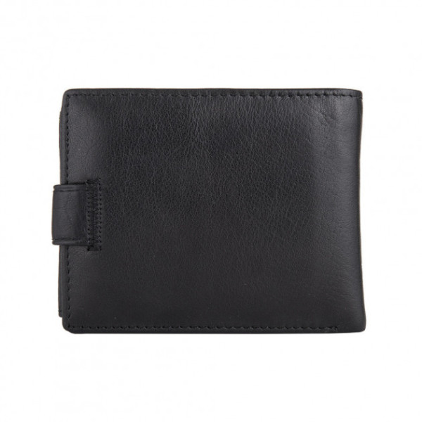 Мужской кожаный кошелек ST Leather (ST141) 98343 Черный