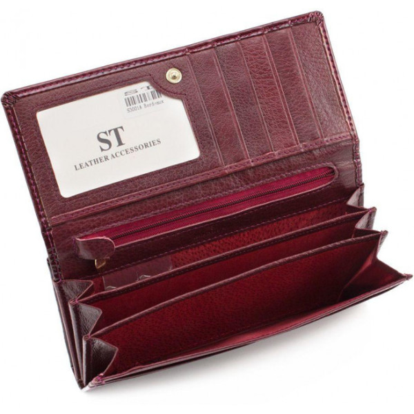 Женский кошелек из натуральной кожи ST Leather (S3001A) 98231 Бордовый