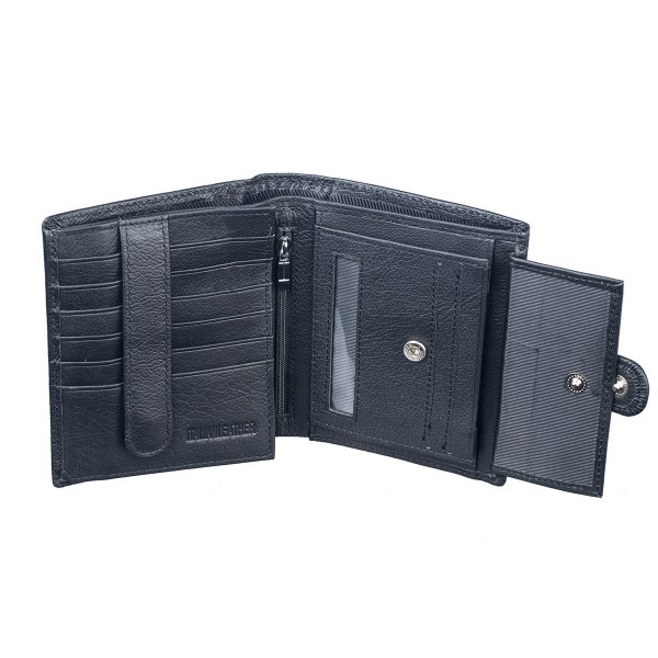 Кошелек мужской из кожи ST Leather (ST-142) 98344 Черный