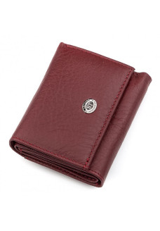Кошелек из натуральной кожи ST Leather (ST440) 98519 Бордовый