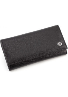 Женский кожаный кошелек ST Leather (ST634) 98561 Черный