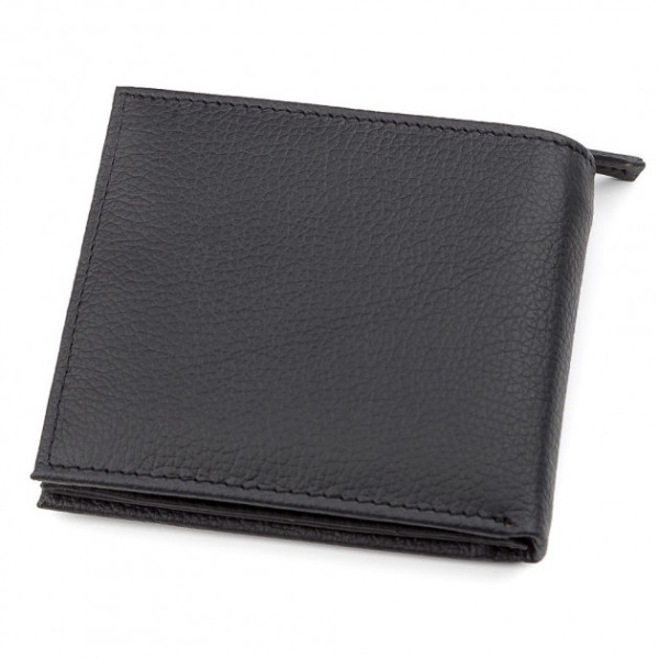 Мужской кошелек натуральная кожа ST Leather (ST154) 98383 Черный
