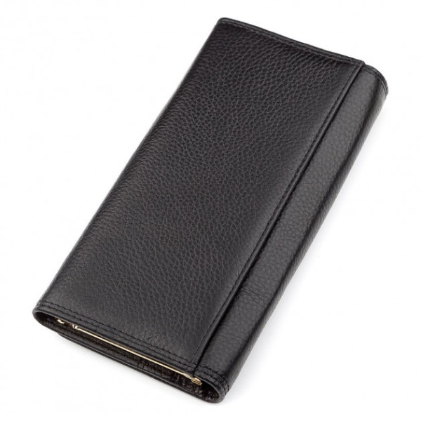 Кошелек женский из натуралной кожи Boston (S6001B) 98263 Черный