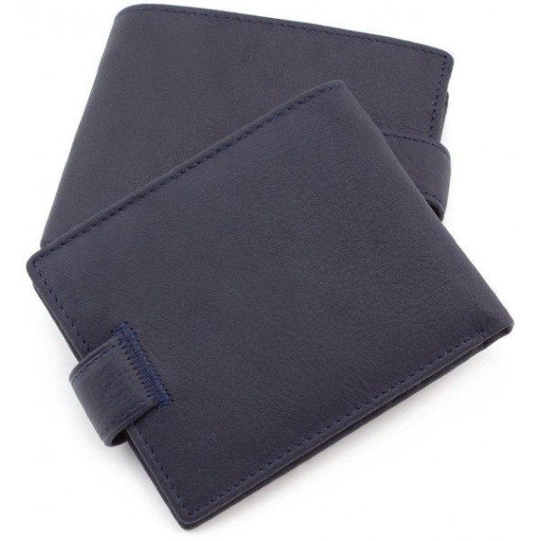 Мужской кожаный кошелек ST Leather (ST137) 98335 Синий