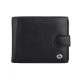Мужской кожаный кошелек ST Leather (ST141) 98343 Черный