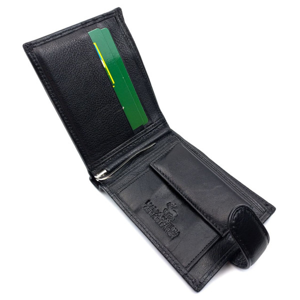 Кошелек для мужчин из кожи Marco Coverna MC-2006-1 (JZ6710) черный