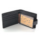 Мужской кожаный кошелек Tailian (T120) 98589 Черный