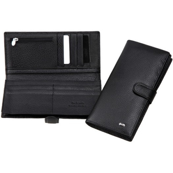 Чоловічий шкіряний гаманець портмоне ST Leather (ST147) 98350 Чорний