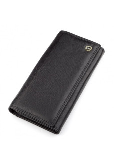Кошелек женский из натуралной кожи Boston (S6001B) 98263 Черный