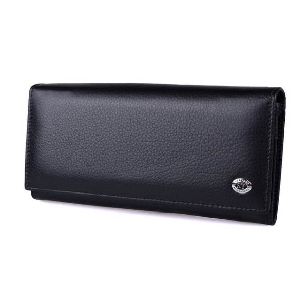 Женский кожаный кошелек ST Leather (ST150-1) 98368 Черный