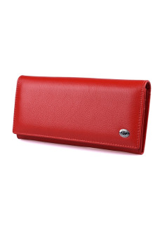 Женский кожаный кошелек на магнитах ST Leather (ST150-1) 98363 Красный