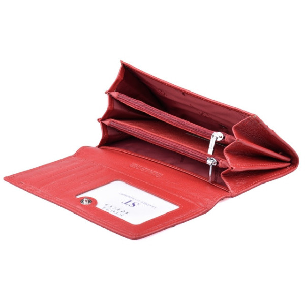 Жіночий шкіряний гаманець ST Leather (ST634) 98563 Червоний