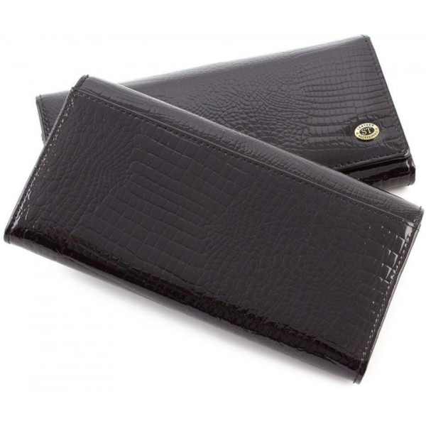 Женский кошелек из натуральной кожи ST Leather (S1001A) 98191 Черный