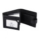 Мужской кожаный кошелек ST Leather (ST141) 98343 Черный