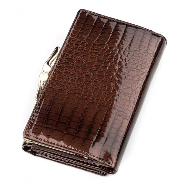Гаманець жіночий зі шкіри ST Leather (S1201A) 98214 Коричневий