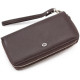 Шкіряний гаманець клатч на дві блискавки ST Leather (ST238-2) 98417 Коричневий
