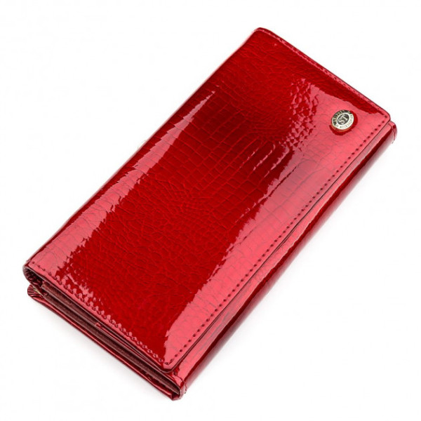 Кошелек женский кожаный ST Leather (S3001A) 98229 Красный насыщенный