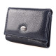 Жіночий шкіряний гаманець складаний маленький ST Leather (ST440) 98517 Синій