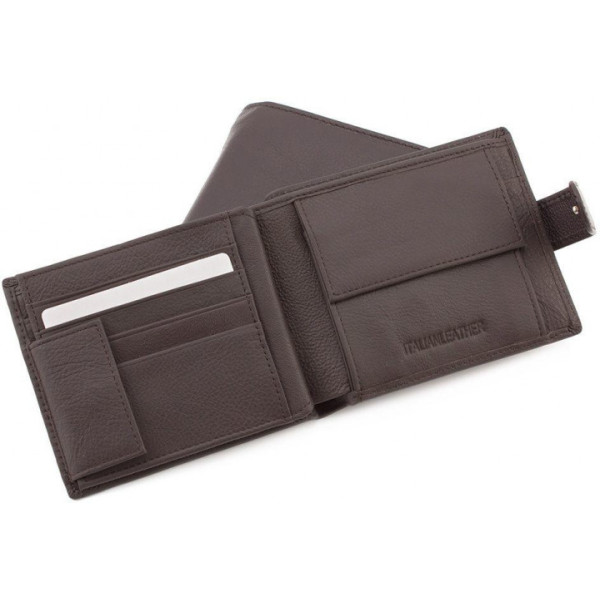 Мужской кожаный кошелек ST Leather (ST138) 98342 Коричневый