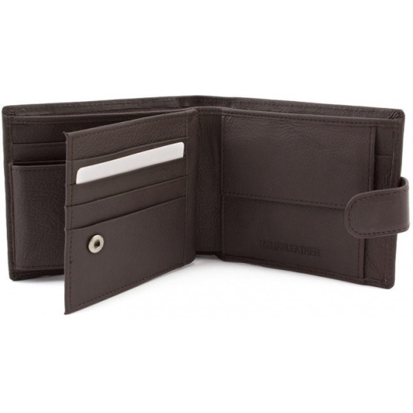 Мужской кожаный кошелек ST Leather (ST138) 98342 Коричневый